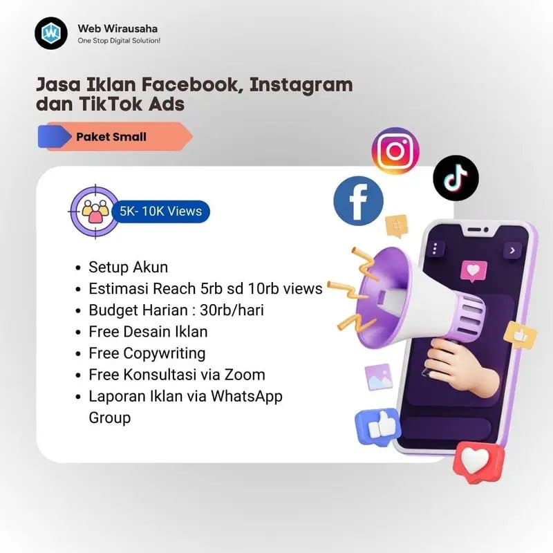 Jasa Iklan Meta 7 Hari Promo Terbaru